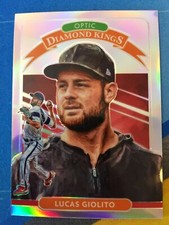 2020 Panini Optic Baseball LUCAS GIOLITO Diamond Kings Silver Holo Prizm