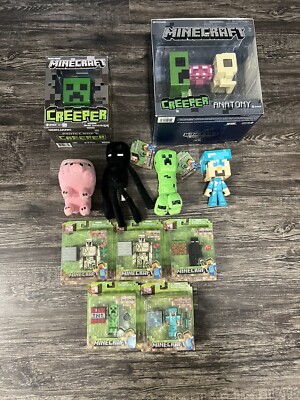 Minecraft Overworld Figures 2015 - Creeper Anatomy, Series 1 and 2+ Lot of 11