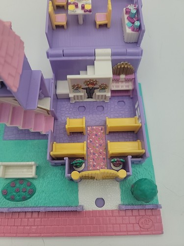De colección Polly Pocket Bluebird 1993 Boda Capilla Iglesia SOLO luces funcionan - Imagen 6 de 10