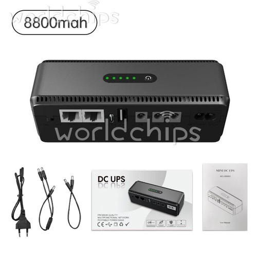 DC 5V9V12V Battery Backup UPS Uninterruptible Power Supply 8800mah/10400mah New - Picture 18 of 22