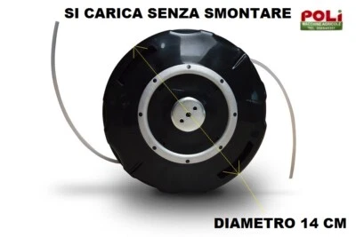 TESTINA DECESPUGLIATORE W5 BATTI E VAI ECHO SHINDAIWA SUGIHARA DIATOP 10x1,25F