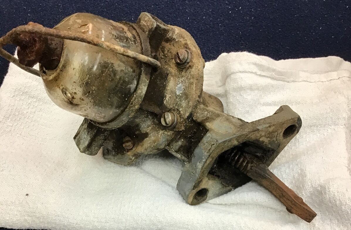 VINTAGE AC DELCO MECHANICAL FUEL PUMP GLASS BOWL 4045 (B227) eBay