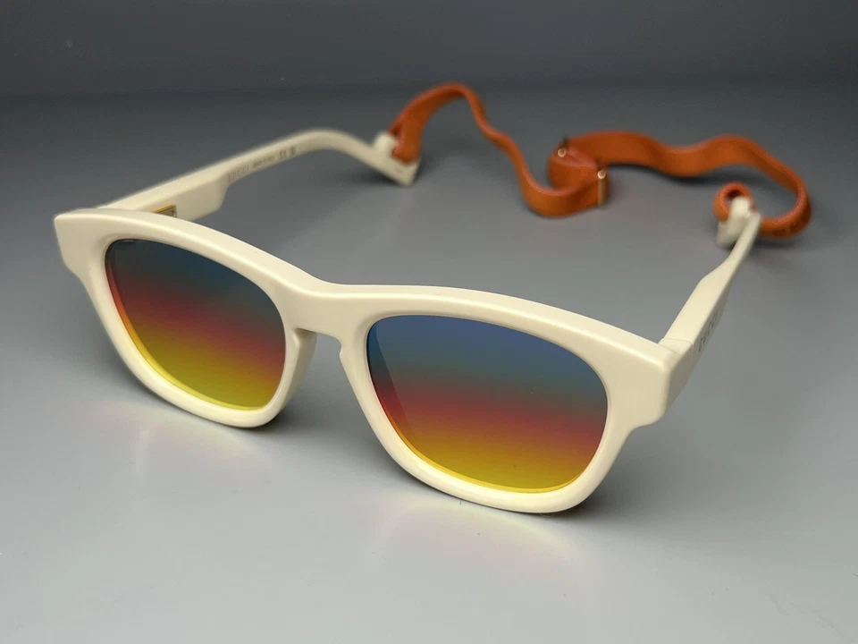 Nuevas Gafas de Sol GUCCI GG1238S Marfil Redondas 53-145 Auténticas Italia Foto 4 de 4