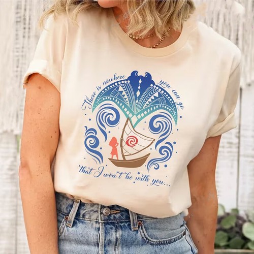 Moana & Grandma Tala Shirt, Moana Manta Ray Tribal T-shirt, Mother's Day Tee - 第 3/4 張圖片