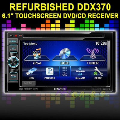 Kenwood Excelon DDX370 CD DVD BT Receiver | 6.1 Touchscreen | 2