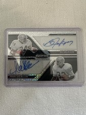 BO JACKSON MARCUS ALLEN 2025 PANINI PRIZM BLACK #17 DUAL AUTO MOJO 14/25 RAIDERS