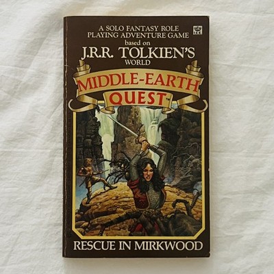 J.R.R. Tolkien Middle-Earth Quest RESCUE IN MIRKWOOD Fantasy 1985 *RARE*