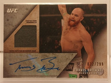 2015 Topps UFC Knockout: Travis Browne, Fight Worn Patch w/ AUTO (#KAR-T) */299
