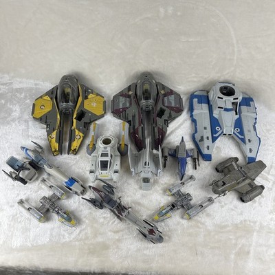 Star Wars Ship Big Lot w/ Darth Vader Tie Fighter