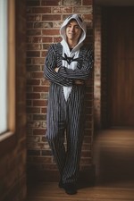 Disney Jack Skellington Nightmare Before Christmas Unisex Pajamas Sz 2XL