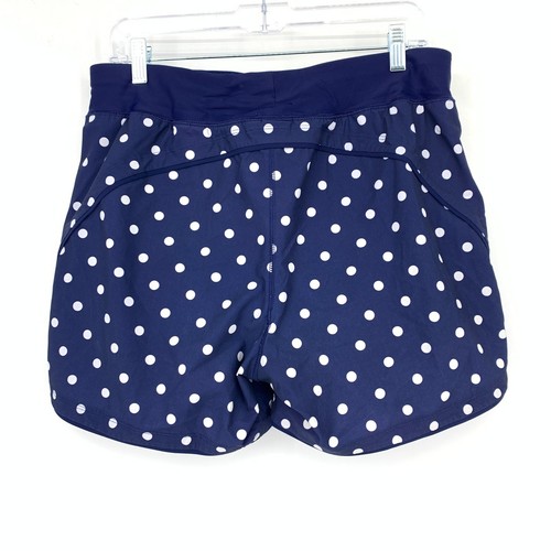 Lands End Two Piece Tankini Swimsuit With Shorts Bottom Womens Sz 10 Navy White - Picture 4 of 13