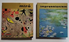 Miro / Impressionism - Leon Amiel, NY, 1974 - 2 Volumes - Dust Jackets