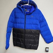 Under Armour Boys' Pronto Colorblock Hooded Puffer Jacket NWT YXL MSRP 80