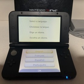 Nintendo 3DS XL Handheld Console - Blue/Black Bundle Tested Working. No Stylus