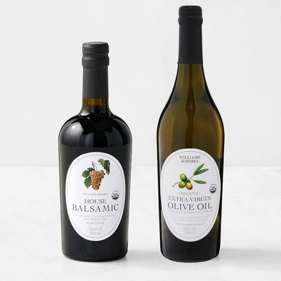 House Balsamic Vinegar & Olive Oil Set-Williams Sonoma|36990