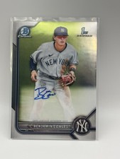 2022 Bowman Chrome Prospect 1st Auto Rookie Ben Benjamin Cowles #CPA-BC Auto