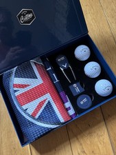 Gift set Callaway Warbird Golf Balls Betfred British Masters White Pack of 3