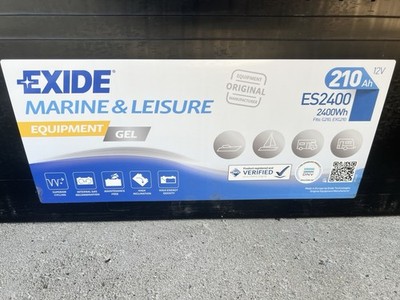 Exide Equipment Gel ES2400 210Ah 12V  Fits G210 Solarbatterie Wohnmobil