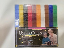 Unifix 100 Interlocking Counting Cubes New Multicolored 10 Rows by didax