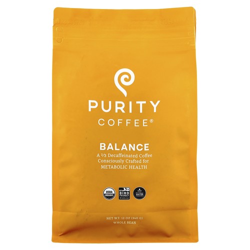 Balance, Whole Bean, 2/3 Decaffeinated, 12 oz (340 g)