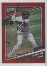 2021 Panini Donruss Variation Holo Red Luis Robert (La Pantera) #143 0mk3