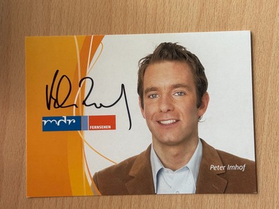 Peter Imhof - MDR - Autogrammkarte original signiert - #42439