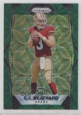 2017 Panini Prizm Rookies Green Scope Prizm 4/99 CJ Beathard #215 2h5