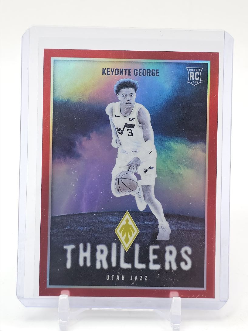 KEYONTE GEORGE 2023-24 PHOENIX THRILLERS ROOKIE RED UTAH JAZZ RC /125 Q3464