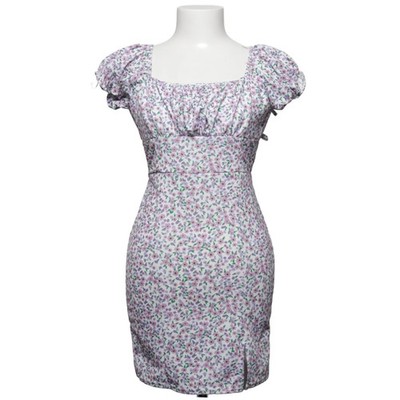 PinkVanilla, Kleid, Größe: 40, Weiß/Mehrfarbig, Elasthan/Polyester, Blumen #ye9
