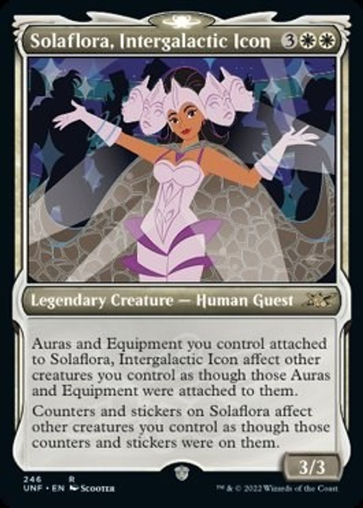 Solaflora, Intergalactic Icon (Showcase) Foil - MTG UNF 246 - NM
