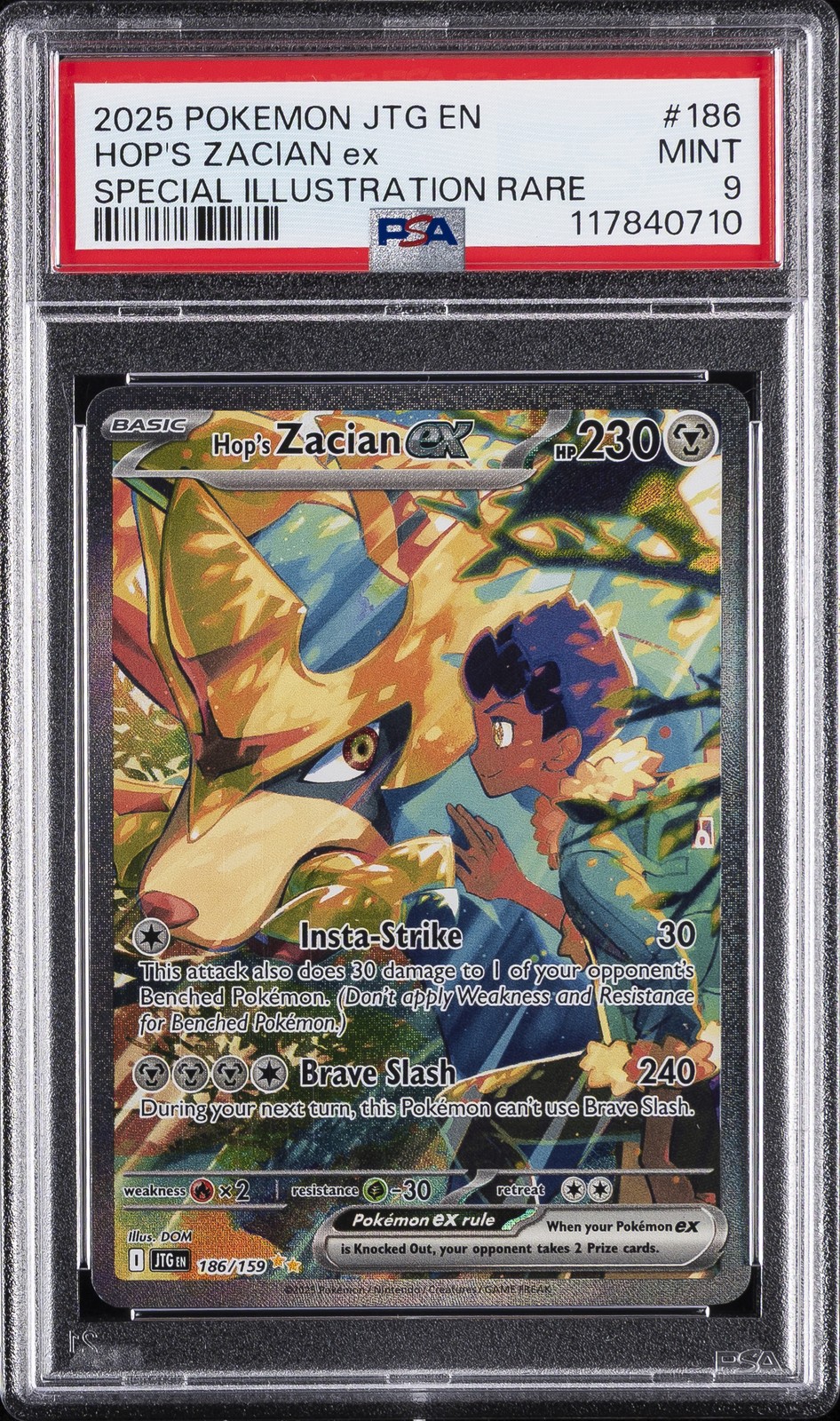 Hop's Zacian ex #186