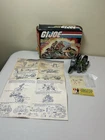 1985 G.I. Joe ARAH Silver Mirage Motorcycle Hasbro Complete with Box