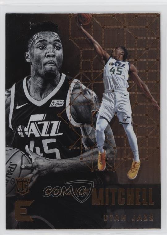2017-18 Panini Essentials Retail Thin Stock Donovan Mitchell #149 Rookie RC 0o84