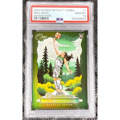 Nika Muhl 2024 Panini WNBA Rookie Royalty #7 Downtown Storm RC PSA 10 Gem Mint