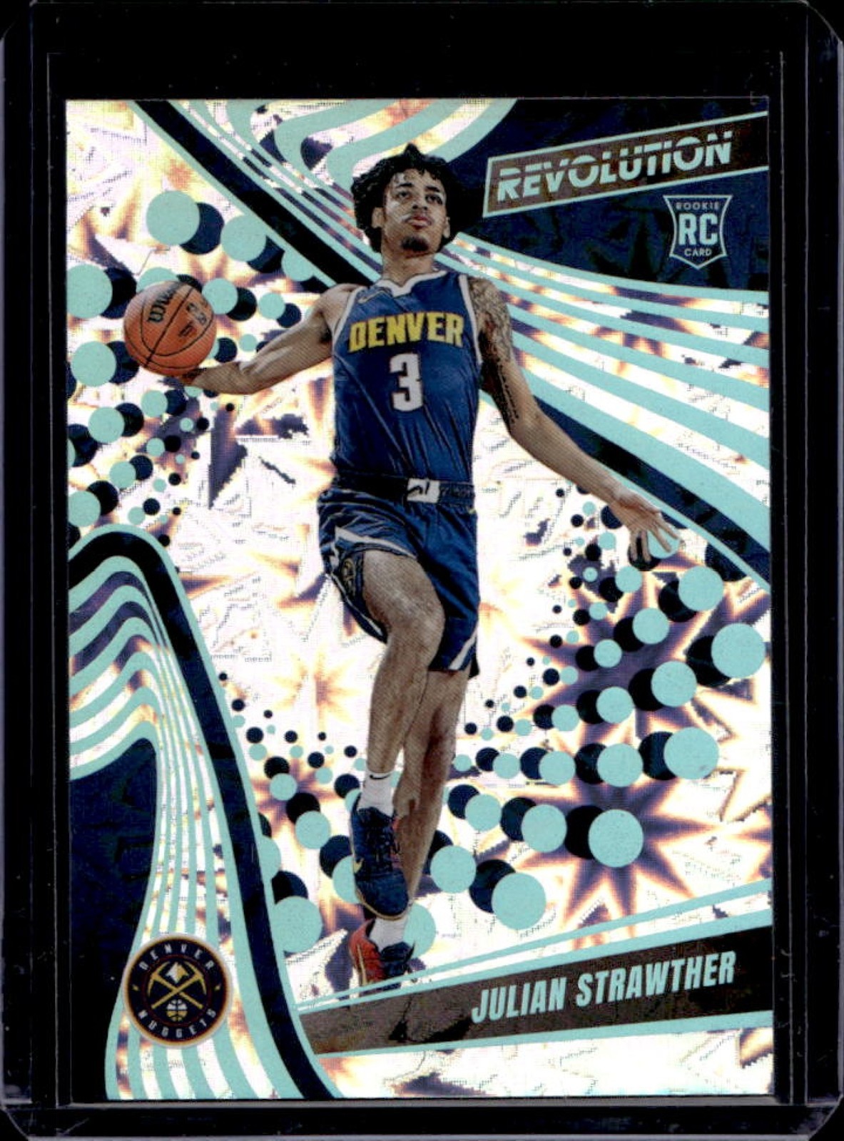 2023-24 Panini Revolution Julian Strawther RC Impact Rookie #/149 Nuggets