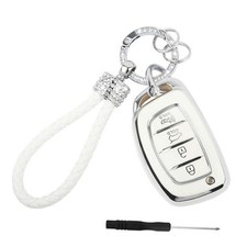 Bling Car Key Fob Cover Compatible with Hyundal,TPU Key Fob Case For Hyundal