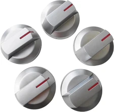 Upgraded OEM DG94-04167 (Pack of 5) Gas Stove Knobs for Samsung Stoves/Ovens, DG