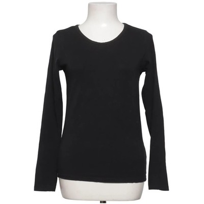 C Organic Cotton, Langarmshirt, Größe: S, Schwarz, Baumwolle/Elasthan #ynx
