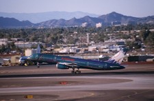 Original 35mm colour slide of America West Boeing 757-2S7 N904AW at PHX
