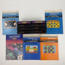 Lot of 8 - Texas Instruments Home Computer TI-99/4A Command Modules Untested