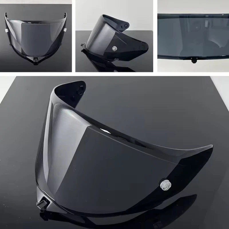 Motorcycle Helmet Visor Fits For KYT TT Revo Helmet Replacement Lens Shield  - Image 3 of 4