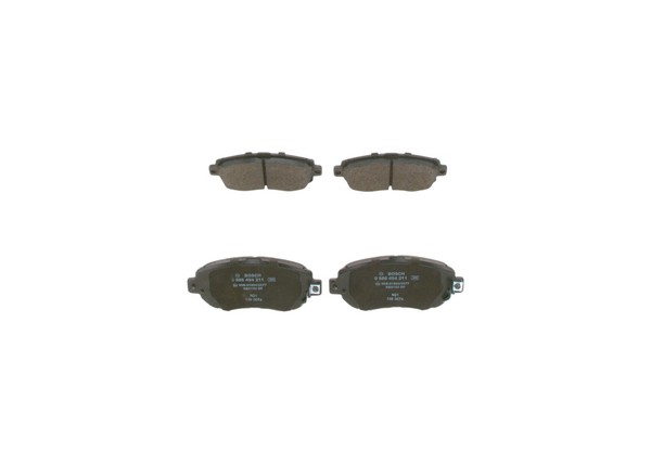 Bosch 0 986 494 211 Bremsbelagsatz, Scheibenbremsen FüR Lexus, Toyota-image