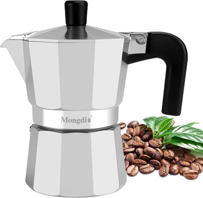 Stovetop Espresso Maker Moka Pot, Stove Top Cuban Coffee Maker, Italian Greca Mo