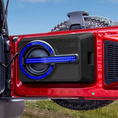 DS18 BROBASS Tailgate 12'' Subwoofer Enclosure Sub Box IXS12.4D for Ford Bronco