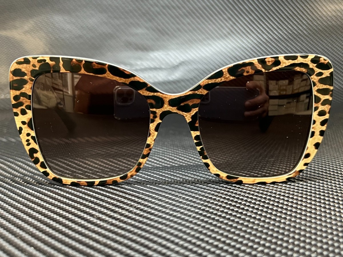 DOLCE & GABBANA DG4348 316313 Leo Brown Square Women's 54 mm