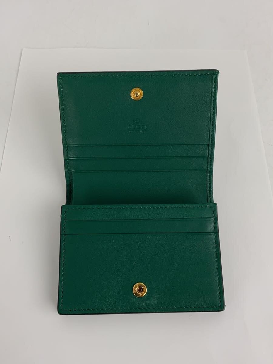 GUCCI Folded Wallet Ophidia Python Leather Green … - image 4