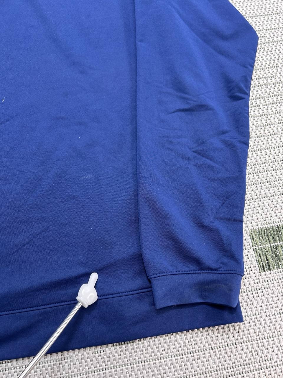 Rhoback Solid Performance Q Zip Top Mens Large Bl… - image 5