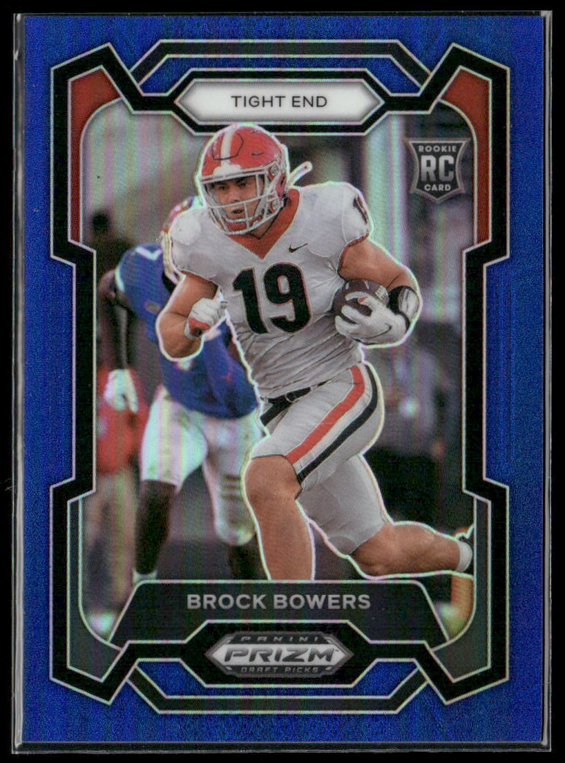 2024 Panini Prizm Draft Picks #107 Brock Bowers Blue #/199