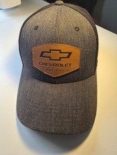 Chevrolet Snapback Hat with Leather Patch