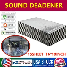 Heat Sound Deadener Mat Noise Insulation Durable Layer Car Reduce Dampening